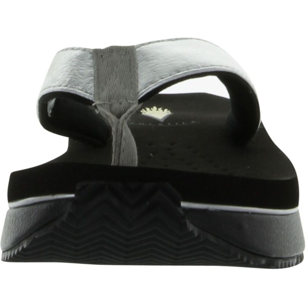 Volatile Cafe Metallic Silver Womens sandals 6 NEW - Picture 3 of 4